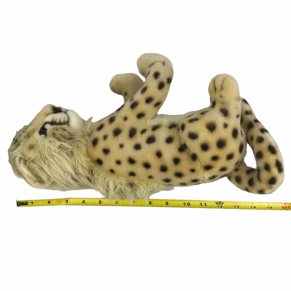 Hansa Cheetah Cub 13'' Plush 2010 Realistic Stuffed Animal Toy - Picture 2 of 13